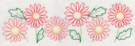 Cheerful Daisy Border (Vintage)
