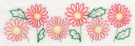 Cheerful Daisy Border (Vintage)