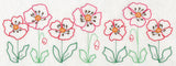 Playful Poppy Border (Vintage)