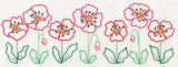 Playful Poppy Border (Vintage)