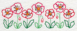 Playful Poppy Border (Vintage)
