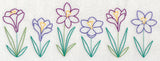 Springtime Crocus Border (Vintage)
