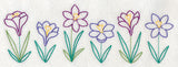 Springtime Crocus Border (Vintage)
