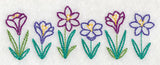 Springtime Crocus Border (Vintage)