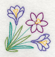 Springtime Crocus Corner (Vintage)