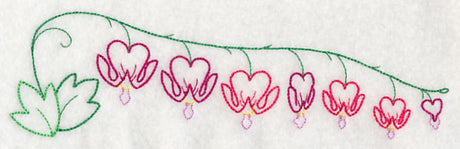 Delicate Bleeding Heart Border (Vintage)