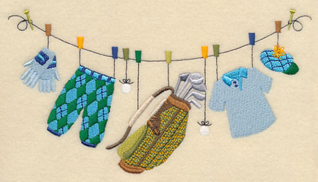 Fore! Golf Clothesline - His