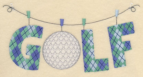Argyle Golf Clothesline