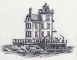 Lorain Lighthouse Sketch (Ohio)
