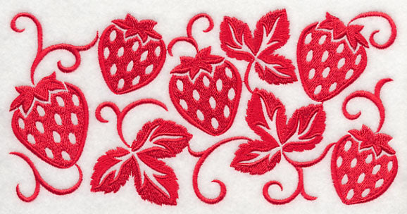 Simply Strawberries Rectangle