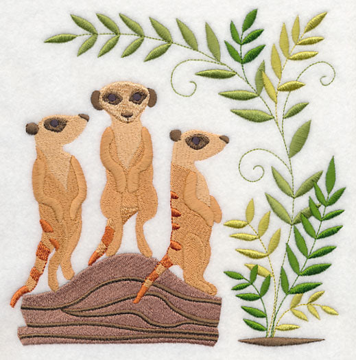 Meerkats and Savanna Plants