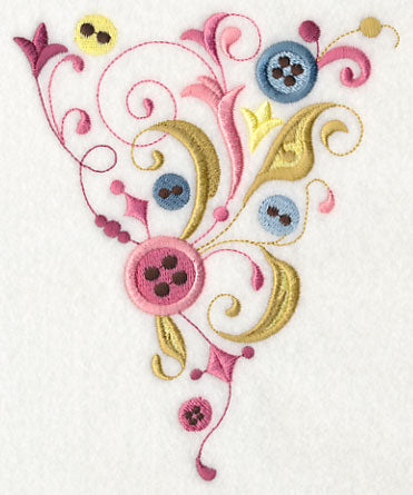 Sew Crafty Bunting - Buttons