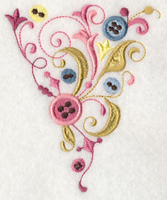 Sew Crafty Bunting - Buttons