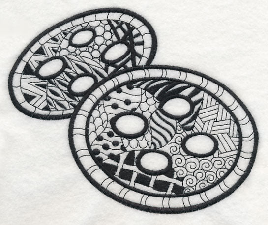 Buttons (Blackwork)