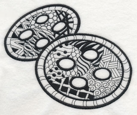 Buttons (Blackwork)