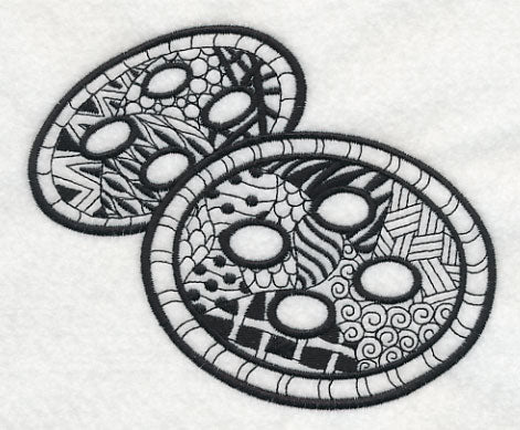 Buttons (Blackwork)