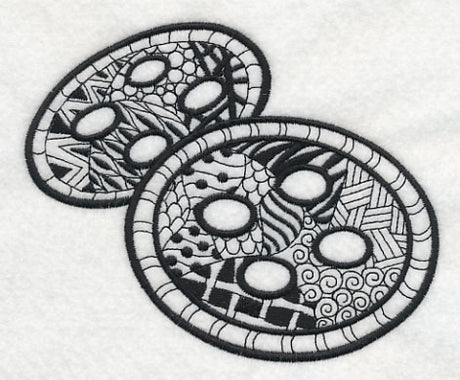 Buttons (Blackwork)