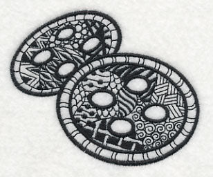 Buttons (Blackwork)