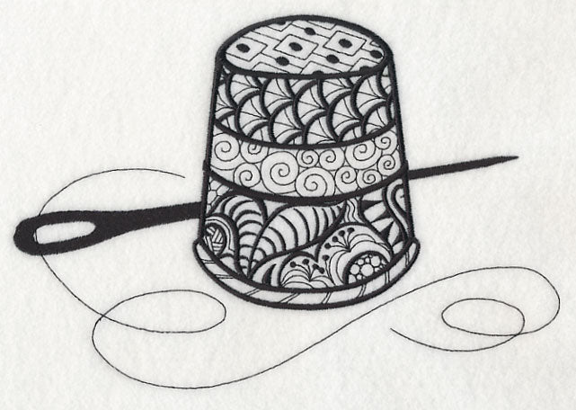 Thimble (Blackwork)