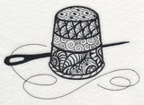 Thimble (Blackwork)