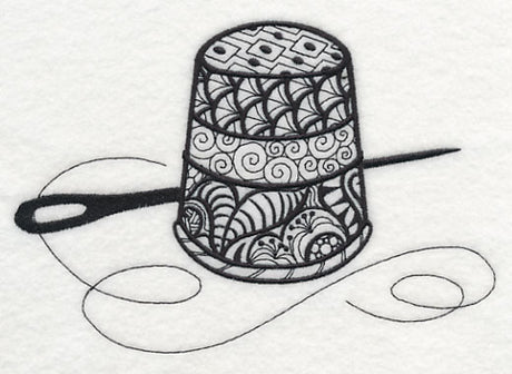 Thimble (Blackwork)