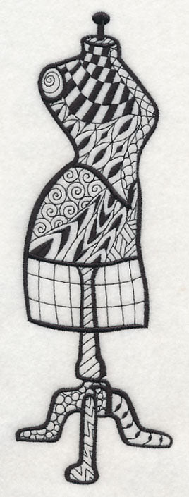Dress Form (Blackwork)