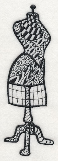 Dress Form (Blackwork)