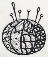 Pincushion (Blackwork)