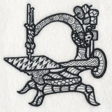 Vintage Sewing Machine 1 (Blackwork)
