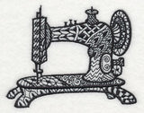 Vintage Sewing Machine 2 (Blackwork)