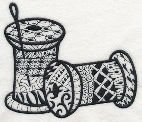 Thread Spools (Blackwork)