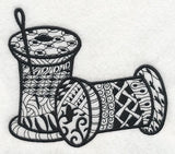 Thread Spools (Blackwork)
