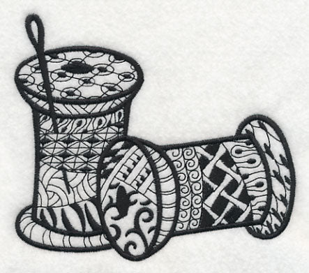 Thread Spools (Blackwork)