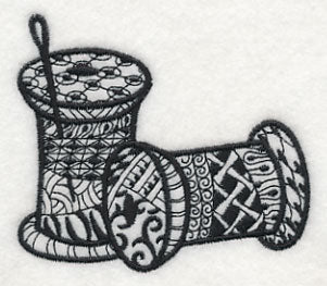 Thread Spools (Blackwork)
