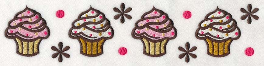 Sprinkle Cupcakes Border
