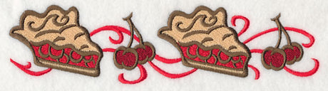 Fresh Cherry Pie Border