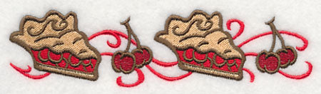 Fresh Cherry Pie Border