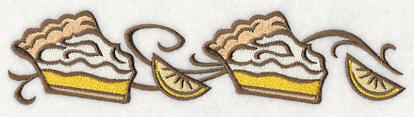 Luscious Lemon Meringue Pie Border