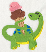 Dinosaur and Ice Cream Cone