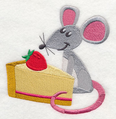 Mouse and Strawberry Cheesecake