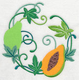 Papaya Wreath
