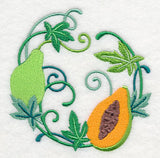 Papaya Wreath