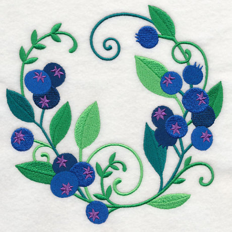Blueberry Wreath