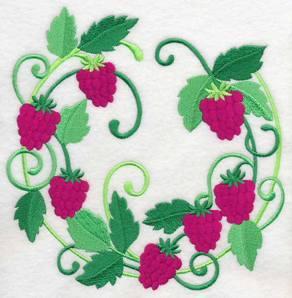 Raspberry Wreath