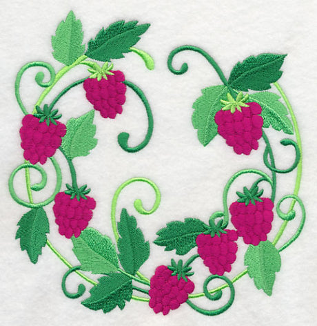 Raspberry Wreath