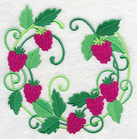 Raspberry Wreath