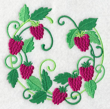 Raspberry Wreath