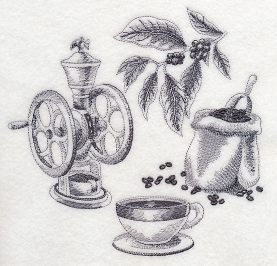 Elgin Coffee Mill Sketch