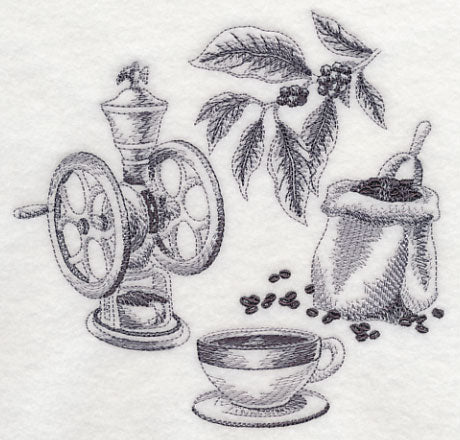 Elgin Coffee Mill Sketch