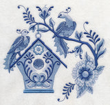 Delft Blue Birdhouse 6